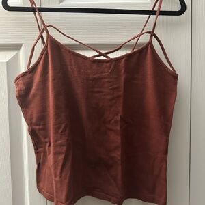 Wish Women's Terracotta Camisole Top